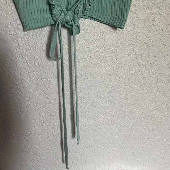 Ribbed crop top - Picture 2 of 4